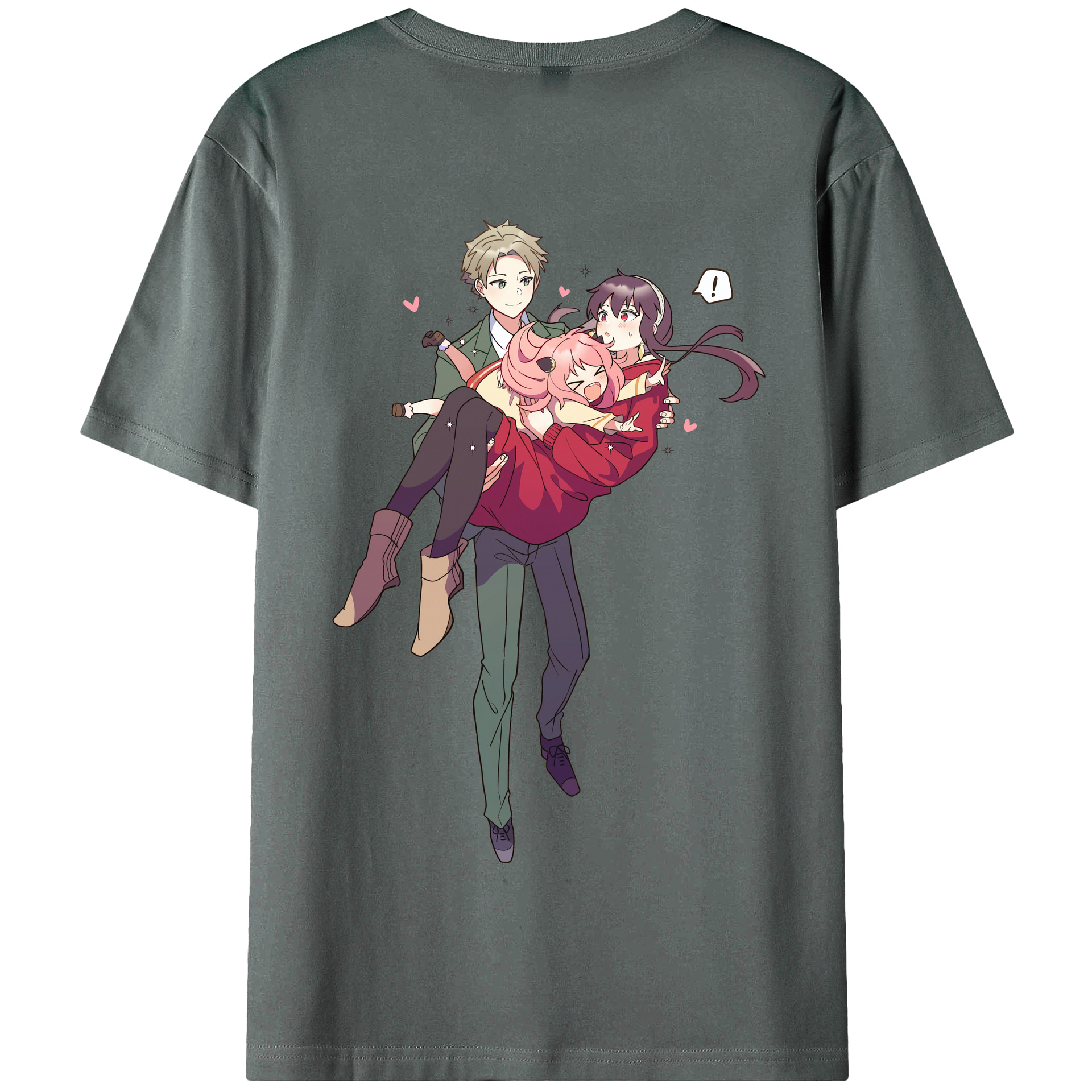 （画像用） SPY×FAMILY间谍家家酒 綿100％半袖Tシャツ（背面プリント）